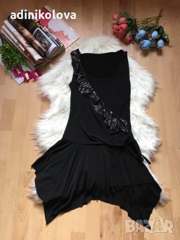 Черна рокля, снимка 1 - Рокли - 27358219