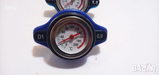 Тунинг Капачка за радиатор с термометър за мотор, атв, ендуро, крос, пистов, снимка 7 - Части - 40847523