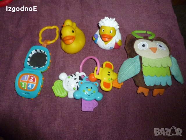 Лот маркови бебешки играчки - Fisher Prise, Simba, Playgro, снимка 14 - Дрънкалки и чесалки - 27387519