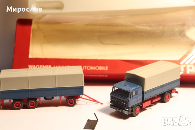 HERPA H0 1/87 ДАФ DAF КАМИОН МОДЕЛ ВЛЕКАЧ TIR, снимка 7 - Колекции - 52636192