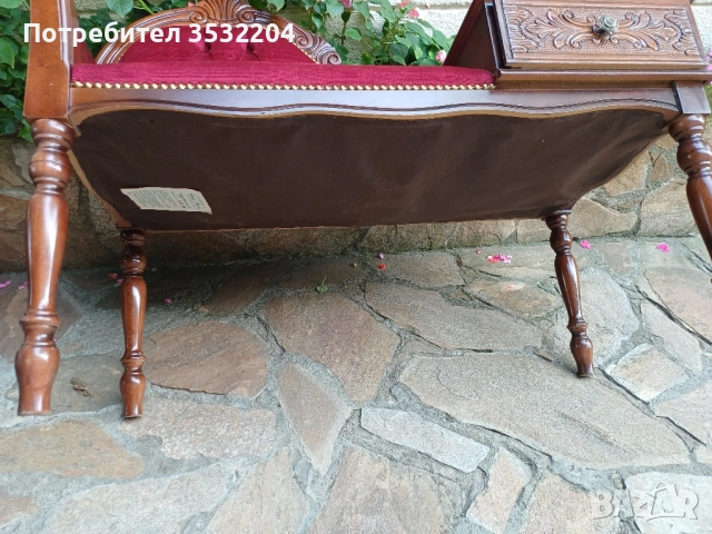 Красиво английско канапе., снимка 6 - Антикварни и старинни предмети - 51466576