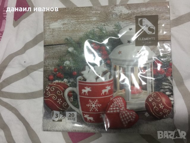 Салфетки 33/33см 20 броя , снимка 1