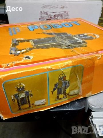 Стар български електро механичен конструктор робот., снимка 3 - Колекции - 52321095