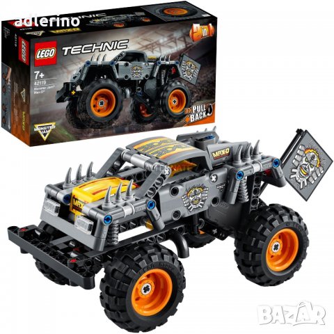LEGO 42119 Technic Monster Jam Max-D, строителни играчки, конструктор Лего