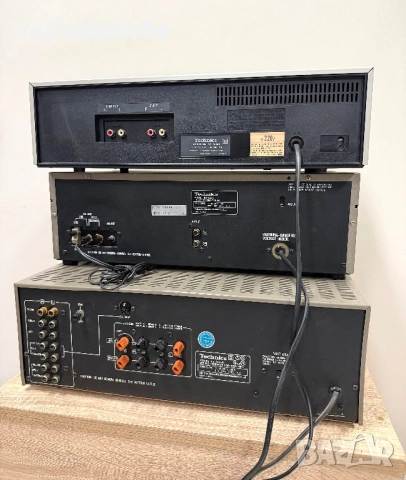 🔊ТОП аудио система - сет TECHNICS - усилвател, тунер, триглав дек, CD, грамофон + опция колони🔉, снимка 7 - Аудиосистеми - 53597361