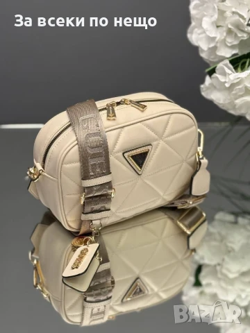 Guess Дамска Чанта С Дълга Дръжка За През Рамо Гес - Налични Различни Цветове Код E564, снимка 5 - Чанти - 50824756