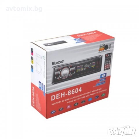 Радио МР3 player DEH-8604 с bluetooth, USB и дистанционно, снимка 4 - Аксесоари и консумативи - 38431419