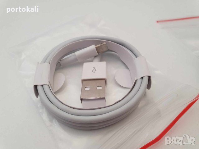 Кабел Lightning Apple iPhone USB(A) – Lightning, 1.0m, НОВ, снимка 2 - USB кабели - 43200662