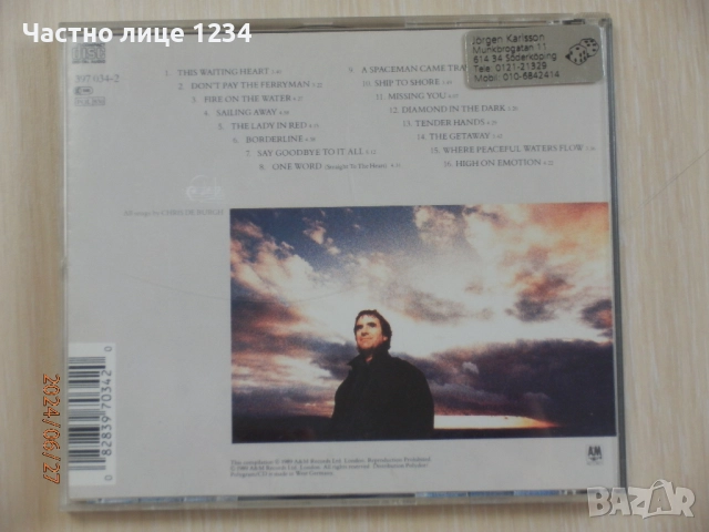 Madonna - Cher - Chris de Burgh - Vanessa Mae, снимка 6 - CD дискове - 48527505
