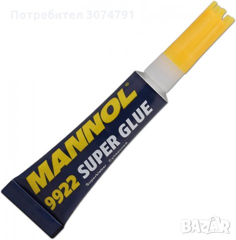 Универсално Секундно Лепило MANNOL 9922 Моментно 12 броя х 3 грама, снимка 5 - Аксесоари и консумативи - 32916721
