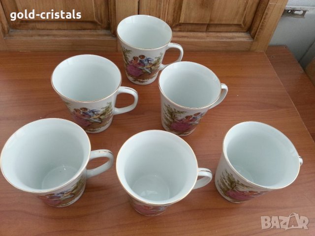 Чаени чаши полски порцелан, снимка 4 - Антикварни и старинни предмети - 33271665