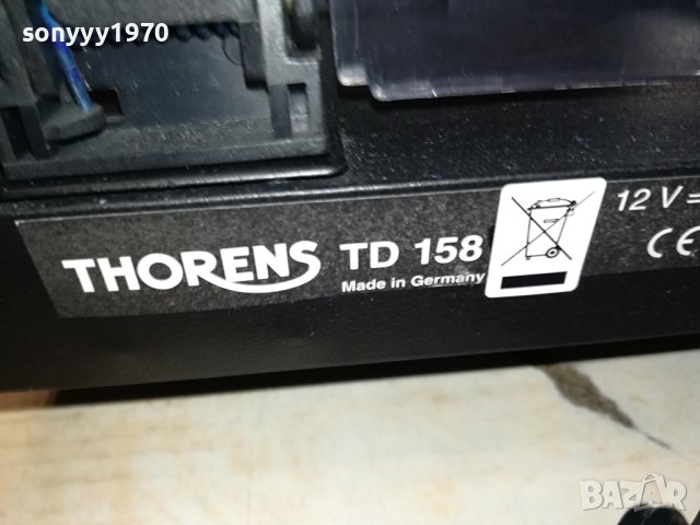THORENS TD 158-MADE IN GERMANY-ВНОС SWISS 2911231441, снимка 3 - Грамофони - 43198249