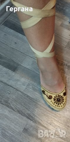дамски сандали с връзки, снимка 2 - Сандали - 37635621
