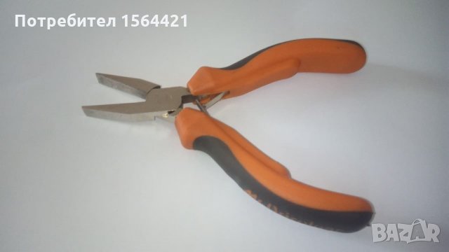 клещи с плоска човка 125 мм, френски, малко ползвани., снимка 2 - Клещи - 24656893