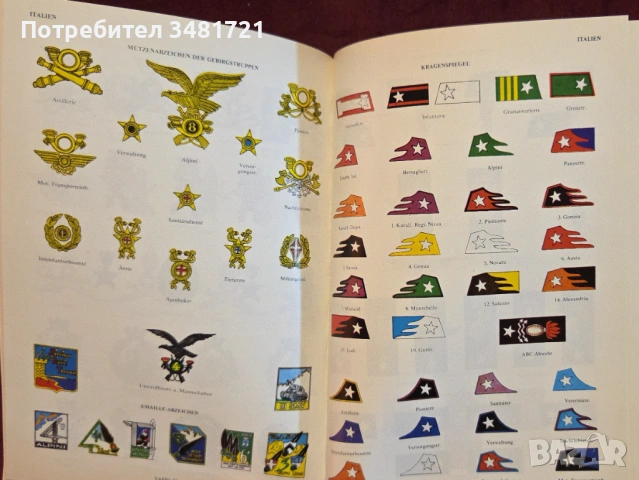 Справочник - армейски отличия и медали / Rang- und Ehrenabzeichen der Armeen seit 1945, снимка 10 - Енциклопедии, справочници - 53251895