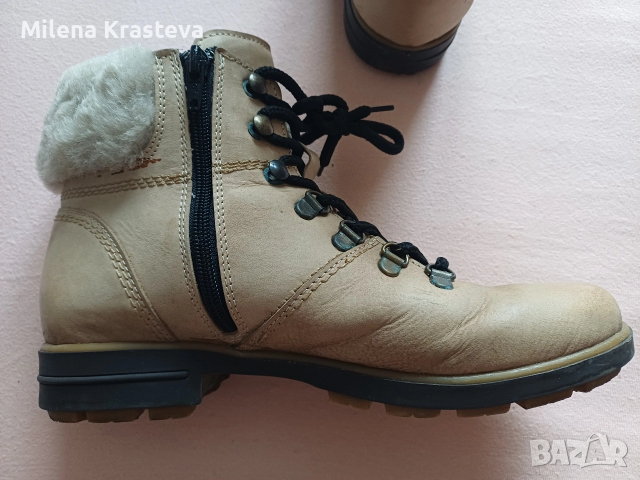 номер 37 Два чифта общо естествена кожа, снимка 2 - Дамски боти - 53070505