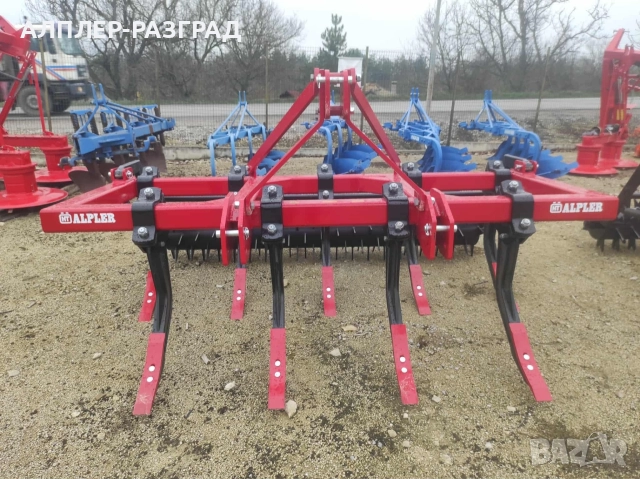 🔥 ПРОДЪЛБОЧИТЕЛ – 9 ТЕЛА / ВИСОКИ КРАКА / ГРЕДА 120×120 / ВАЛЯК / 2,70 м, снимка 3 - Селскостопанска техника - 52576212