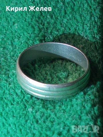 СТИЛЕН СРЕБЪРЕН ВИНТИДЖ АРТ ПРЪСТЕН СРЕБРО 925 АНГЛИЯ Тип ХАЛКА 40120, снимка 3 - Пръстени - 42761276