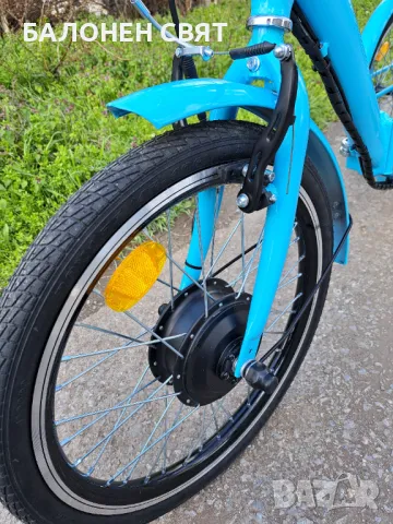 Сгъваем Нов модел e-Trike Hybrid Велосипед с три гуми Електрически Хибрид, снимка 1