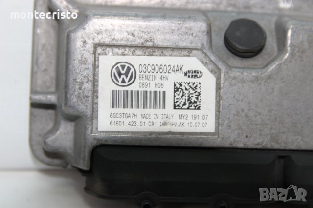 Моторен компютър ECU Seat Leon 1P (2005-2013г.) 03C906024AK / 6GC3TGA7H, снимка 2 - Части - 38387729