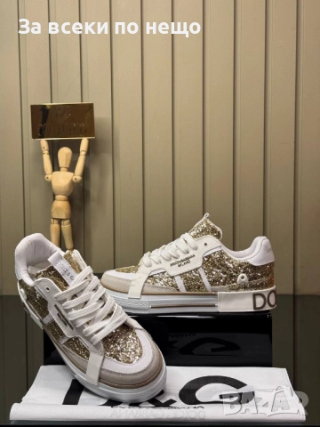 Dolce&Gabbana Дамски Маратонки👟Дамски Спортни Обувки Долче И Габана - 2 Цвята Код E1126, снимка 7 - Маратонки - 52658281
