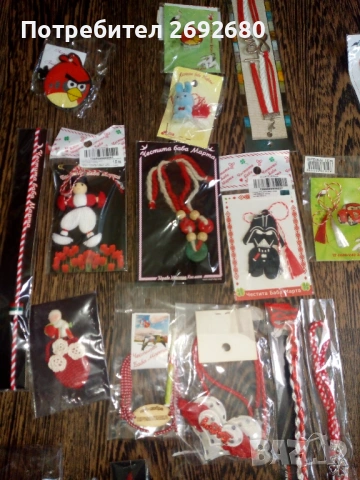 Нови мартеници 60бр., снимка 5 - Български сувенири - 53580538