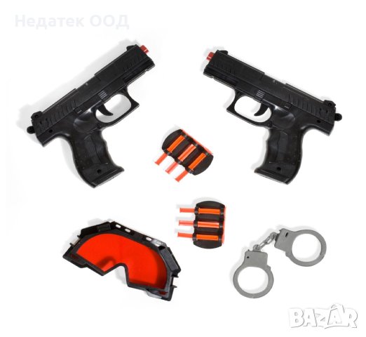 Детски комплект, Полицай, пистолети и белезници