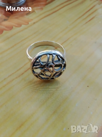 Сребърен пръстен , снимка 5 - Пръстени - 51675516
