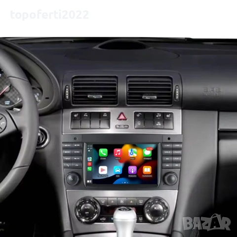 7-инчова мултимедия за Mercedes C-Class W203 (2002–2009) – Android Carplay, снимка 3 - Аксесоари и консумативи - 53004292