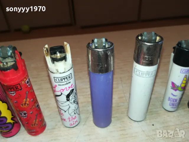 CLIPPER ЛОТ 7-10БР ЗАПАЛКИ КОЛЕКЦИЯ 2612241417, снимка 6 - Колекции - 48462705
