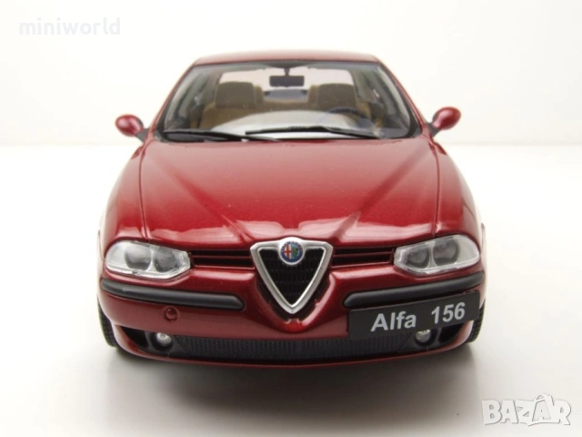 Alfa Romeo 156 1998 - мащаб 1:18 на Triple9 моделът е нов в кутия, снимка 6 - Колекции - 53561024