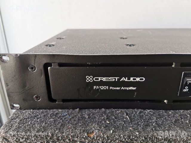 Професионално много качествено транзисторно стъпало CREST audio FA1201, снимка 2 - Ресийвъри, усилватели, смесителни пултове - 40587866