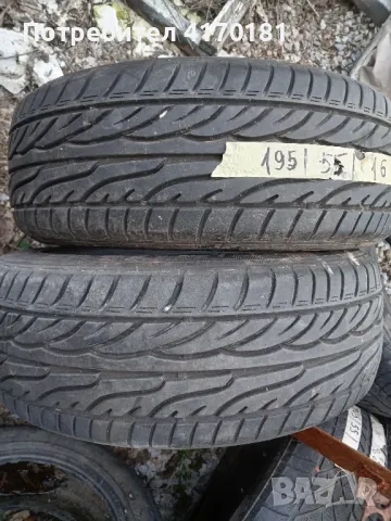 195.55.16 dunlop sport3000 лятно 7милиметра граифер 2бр