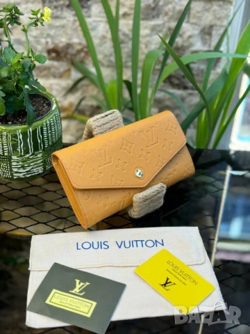 портмонета от естествена кожа louis vuitton , снимка 13 - Портфейли, портмонета - 51295014