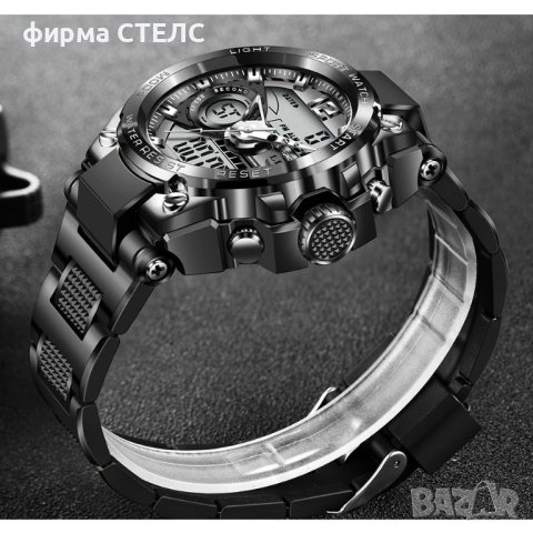 Мъжки часовник Lige Sports Watch, Водоустойчив, снимка 6 - Мъжки - 44096346