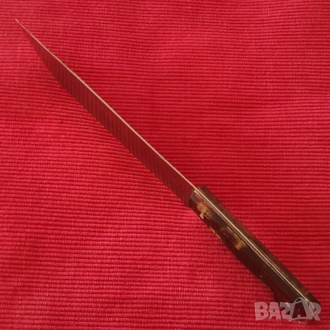 Стар касапски нож, ръчно изработен от соца. , снимка 7 - Ножове - 53143685