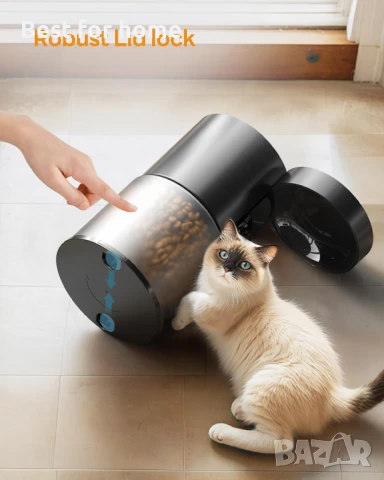 Автоматична хранилка за котки, снимка 4 - За котки - 51127228