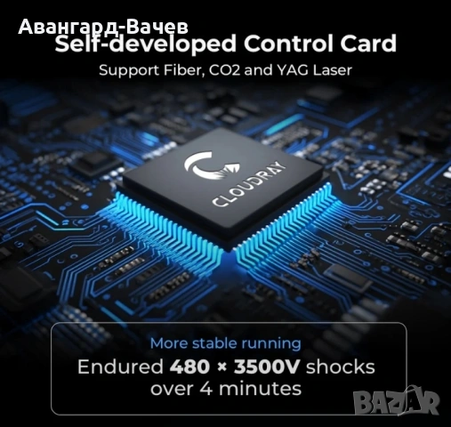 Cloudray GM серия GM-2.5D-100 100W автофокус Mopa фибърен лазерен гравер, снимка 5 - Други машини и части - 53486683