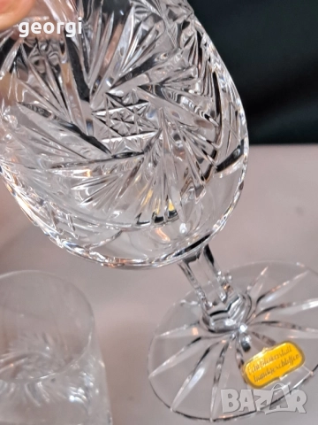 немски кристални чаши оловен кристал 29/1, снимка 8 - Чаши - 52027128