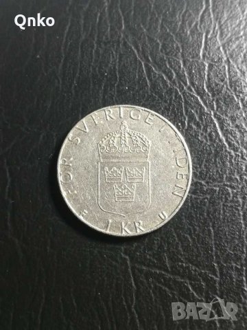 Швеция, 1 крона 1980 U, Sweden, Schweden