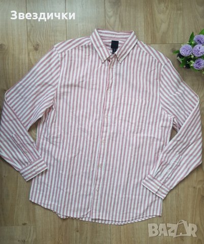 Мъжка риза H&M, L, снимка 1 - Ризи - 32888942