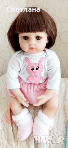 Кукла Reborn 60 см и 48 см., снимка 8 - Кукли - 43430293