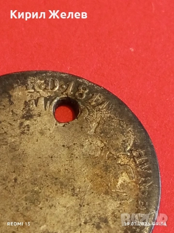 Стара сребърна монета за КОЛЕКЦИЯ ДЕКОРАЦИЯ 53347, снимка 7 - Нумизматика и бонистика - 53147311