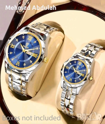 Светещи мъжки и дамски календарни кварцови часовници , снимка 6 - Мъжки - 51936397