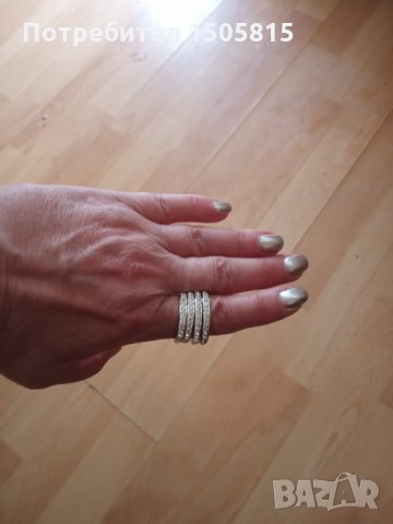 Модни 4 прьстена от медицинска стомана и циркони, снимка 8 - Пръстени - 33024091
