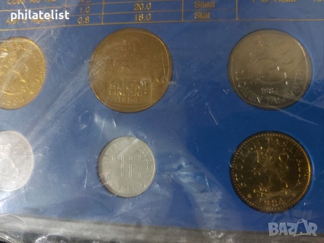 Финландия 1984 - Комплектен сет от 6 монети, снимка 3 - Нумизматика и бонистика - 37786604