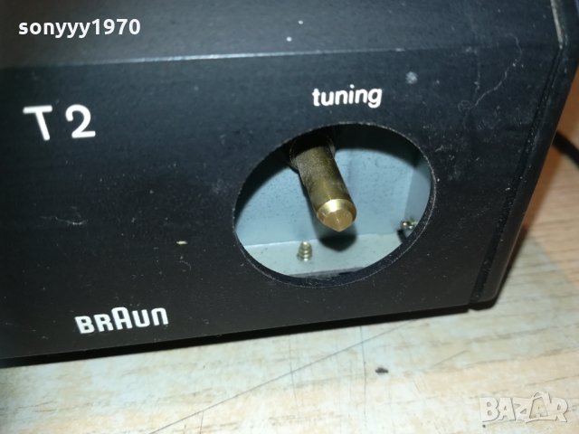 braun t2 tuner germany 2303211232, снимка 8 - Ресийвъри, усилватели, смесителни пултове - 32270858