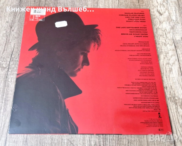 Грамофонни Плочи - Поп - Рок: Melissa Etheridge - Melissa Etheridge, снимка 2 - Грамофонни плочи - 52460300