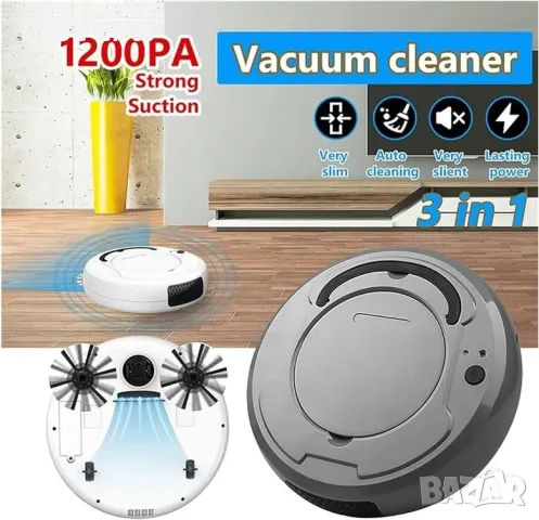 Прахосмукачка робот BowAI 3в1-иновативен домашен помощник в метенето,чистенето и миенето, снимка 4 - Прахосмукачки - 47508756