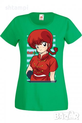 Дамска тениска Ranma Saotome,Анимация,игра,Празник,Повод., снимка 7 - Тениски - 38073840